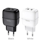 Wall charger “C77A Highway” dual port charger EU plug set with cable