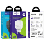Wall charger “C77A Highway” dual port charger EU plug set with cable