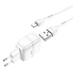 Wall charger “C77A Highway” dual port charger EU plug set with cable