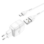 Wall charger “C77A Highway” dual port charger EU plug set with cable
