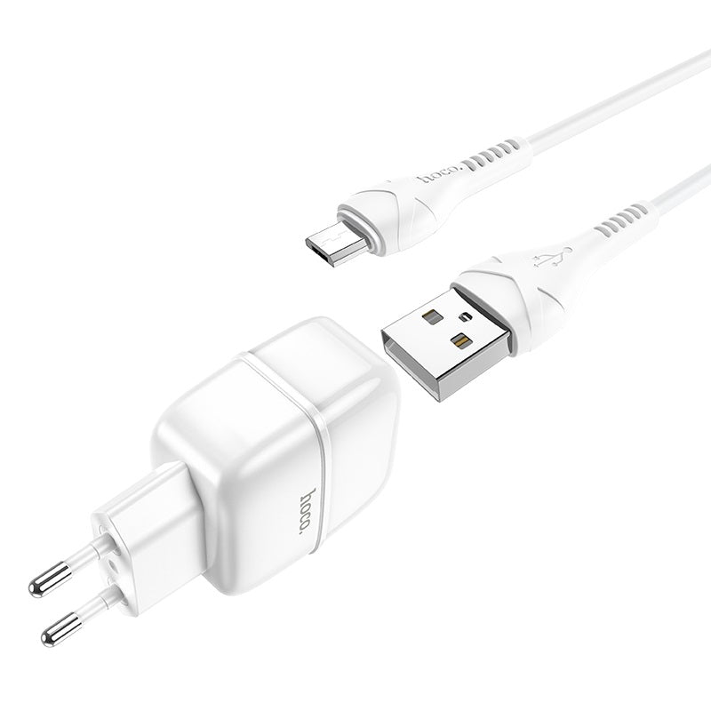 Wall charger “C77A Highway” dual port charger EU plug set with cable