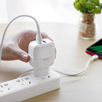 Wall charger “C77A Highway” dual port charger EU plug set with cable