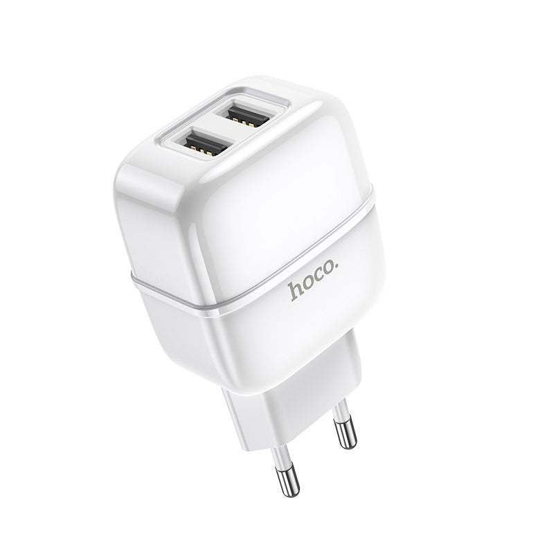 Wall charger “C77A Highway” dual port charger EU plug set with cable