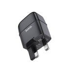 Wall charger “C77B Highway” dual port charger UK plug set with cable