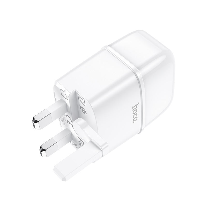 Wall charger “C77B Highway” dual port charger UK plug set with cable