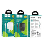 Wall charger “C77B Highway” dual port charger UK plug set with cable