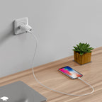 Wall charger “C78A Max energy” dual port EU set with cable