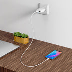 Wall charger “C78A Max energy” dual port EU set with cable