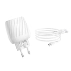 Wall charger “C78A Max energy” dual port EU set with cable