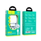 Wall charger “C78A Max energy” dual port EU set with cable