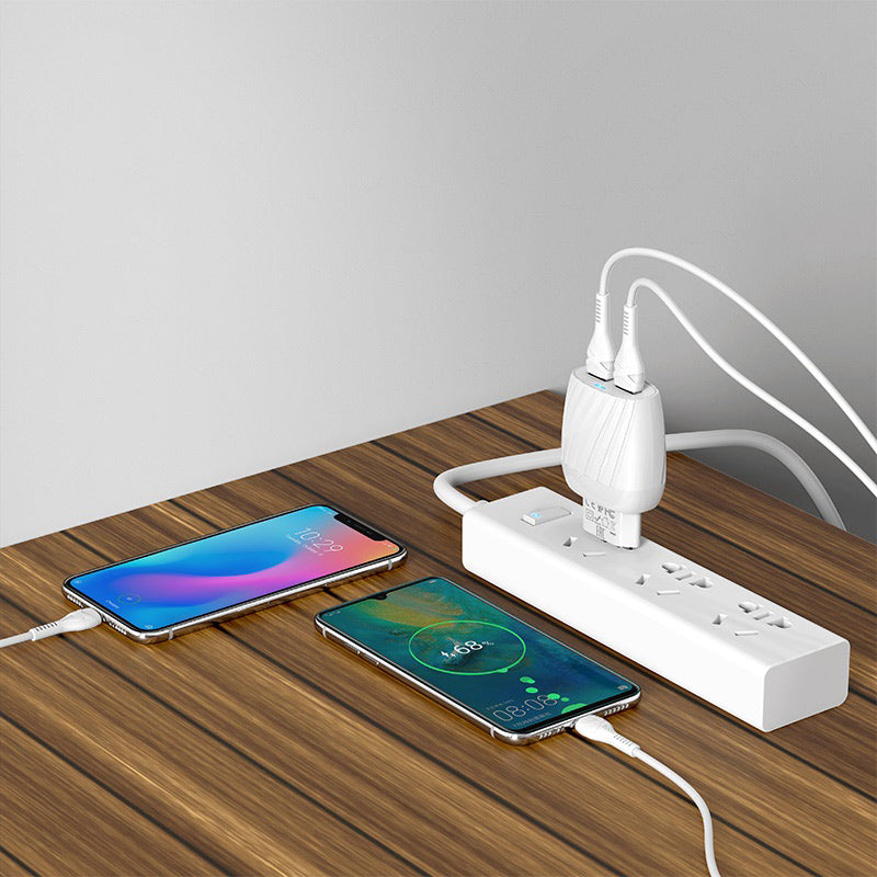 Wall charger “C78A Max energy” dual port EU set with cable