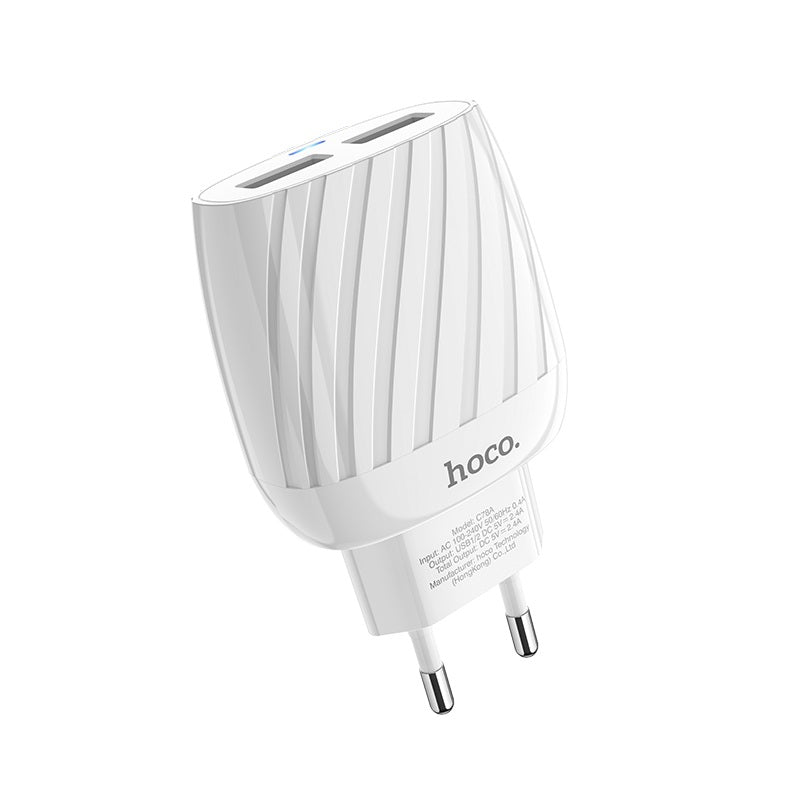 Wall charger “C78A Max energy” dual port EU set with cable