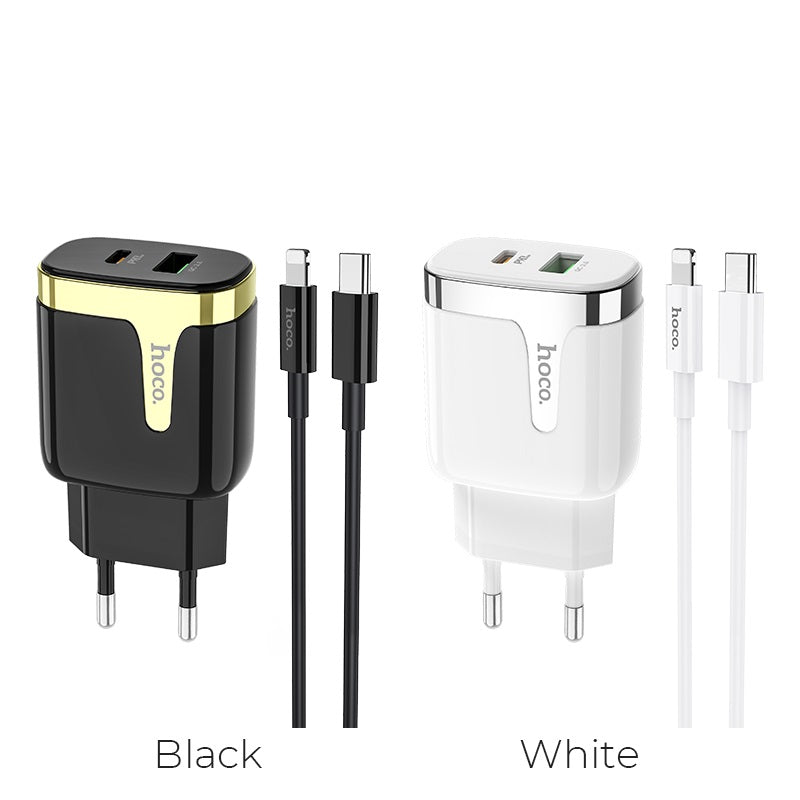 Wall charger “C79A Zeus” PD+QC3.0 EU plug set with cable