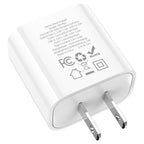 Wall charger “C80 Plus Rapido” PD + QC3.0 US set with cable
