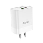Wall charger “C80 Rapido” PD + QC3.0 US plug set with cable