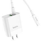 Wall charger “C80 Rapido” PD20W + QC3.0 US set with cable