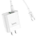 Wall charger “C80 Rapido” PD20W + QC3.0 US set with cable