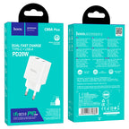 Wall charger “C80A Plus Rapido” PD + QC3.0 EU set with cable