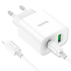 Wall charger “C80A Plus Rapido” PD + QC3.0 EU set with cable