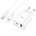 Wall charger “C80A Plus Rapido” PD + QC3.0 EU set with cable