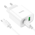 Wall charger “C80A Plus Rapido” PD + QC3.0 EU set with cable