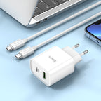 Wall charger “C80A Plus Rapido” PD + QC3.0 EU set with cable
