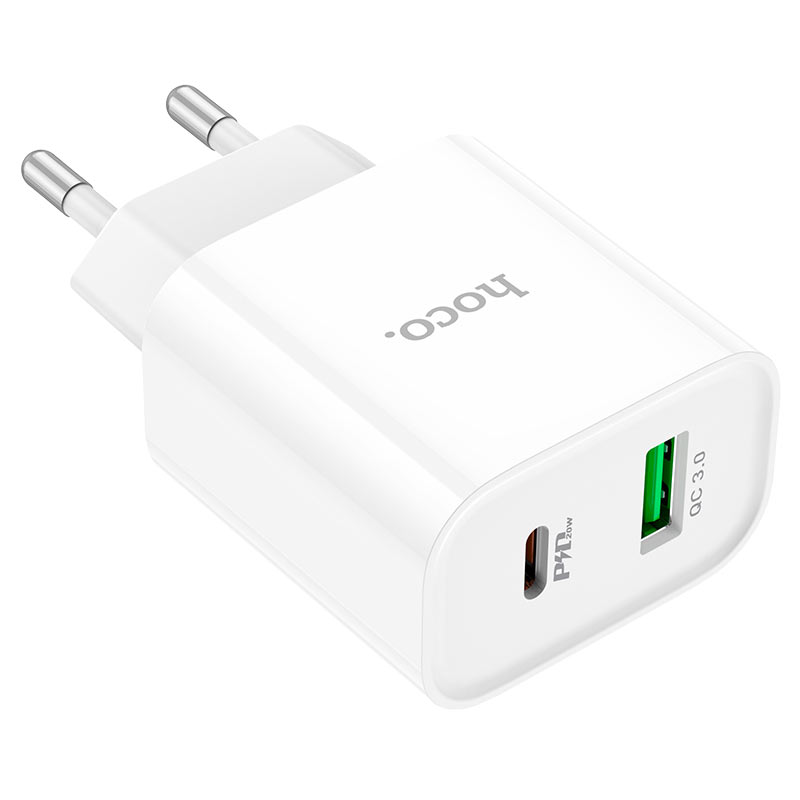 Wall charger “C80A Plus Rapido” PD + QC3.0 EU set with cable
