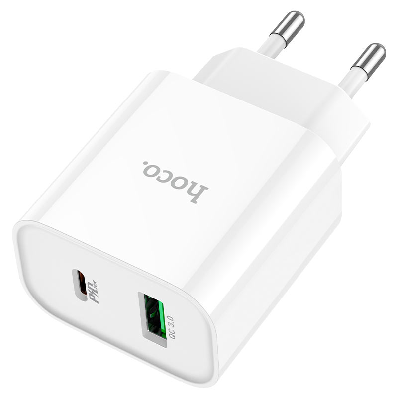 Wall charger “C80A Plus Rapido” PD + QC3.0 EU set with cable