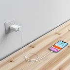 Wall charger “C80A Rapido” PD + QC3.0 EU plug set with cable