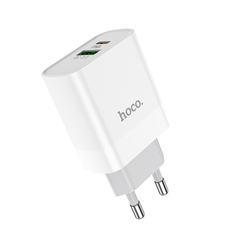 Wall charger “C80A Rapido” PD + QC3.0 EU plug set with cable