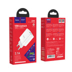 Wall charger “C80A Rapido” PD + QC3.0 EU plug set with cable
