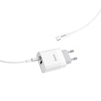Wall charger “C80A Rapido” PD + QC3.0 EU plug set with cable