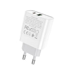 Wall charger “C80A Rapido” PD + QC3.0 EU plug set with cable