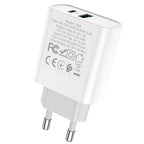 Wall charger “C80A Rapido” PD20W + QC3.0 EU set with cable