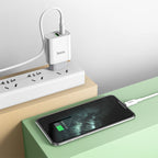 Wall charger “C80A Rapido” PD20W + QC3.0 EU set with cable
