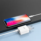 Wall charger “C80A Rapido” PD20W + QC3.0 EU set with cable