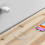 Wall charger “C80A Rapido” PD20W + QC3.0 EU set with cable
