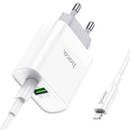 Wall charger “C80A Rapido” PD20W + QC3.0 EU set with cable