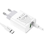 Wall charger “C80A Rapido” PD20W + QC3.0 EU set with cable