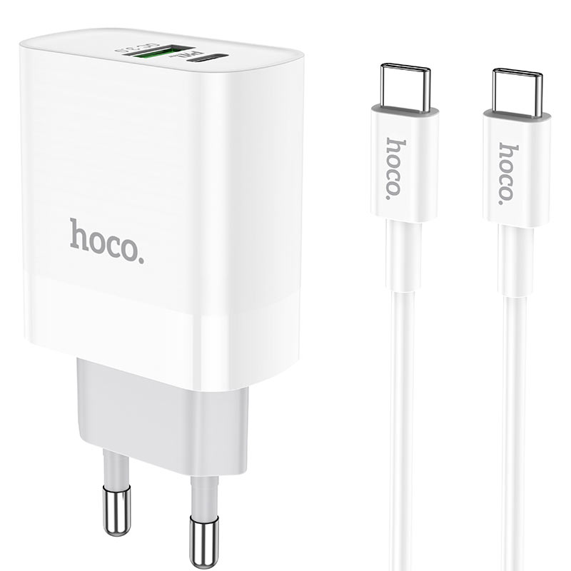 Wall charger “C80A Rapido” PD20W + QC3.0 EU set with cable