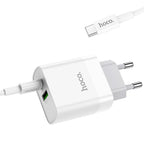 Wall charger “C80A Rapido” PD20W + QC3.0 EU set with cable
