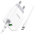 Wall charger “C80A Rapido” PD20W + QC3.0 EU set with cable