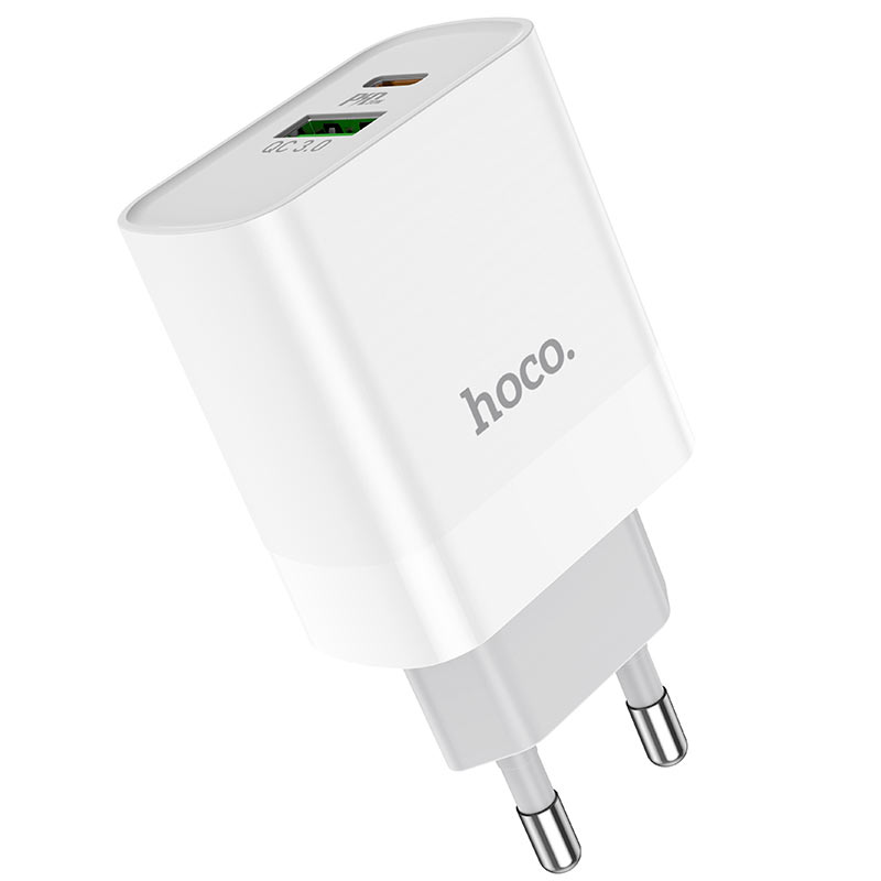Wall charger “C80A Rapido” PD20W + QC3.0 EU set with cable