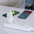Wall charger “C82A Real power” EU dual port with built-in wire
