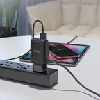 Wall charger “C82A Real power” EU dual port with built-in wire