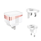 Wall charger “C83 Detachable pin” US / EU / UK plugs