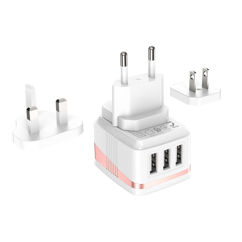 Wall charger “C83 Detachable pin” US / EU / UK plugs