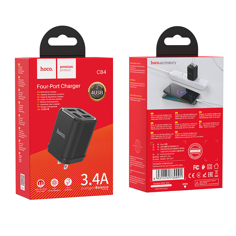 Wall charger “C84 Resolute” US plug