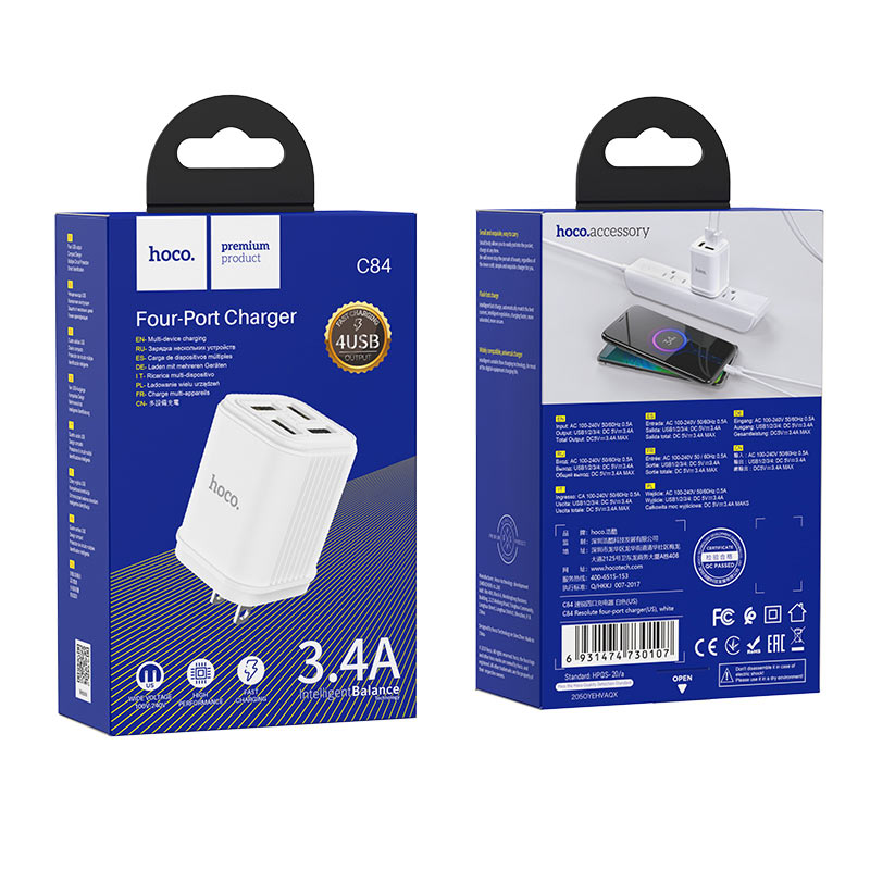 Wall charger “C84 Resolute” US plug