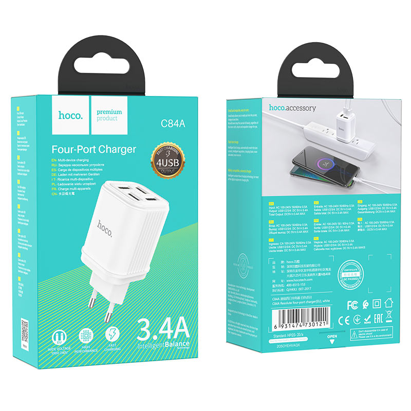 Wall charger “C84A Resolute” EU plug